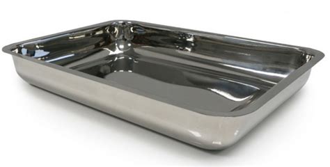 lab trays & pans|small stainless steel tray.
